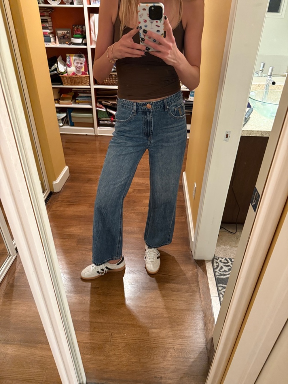 One teaspoon Wide-Leg Women’s Jeans in Blue